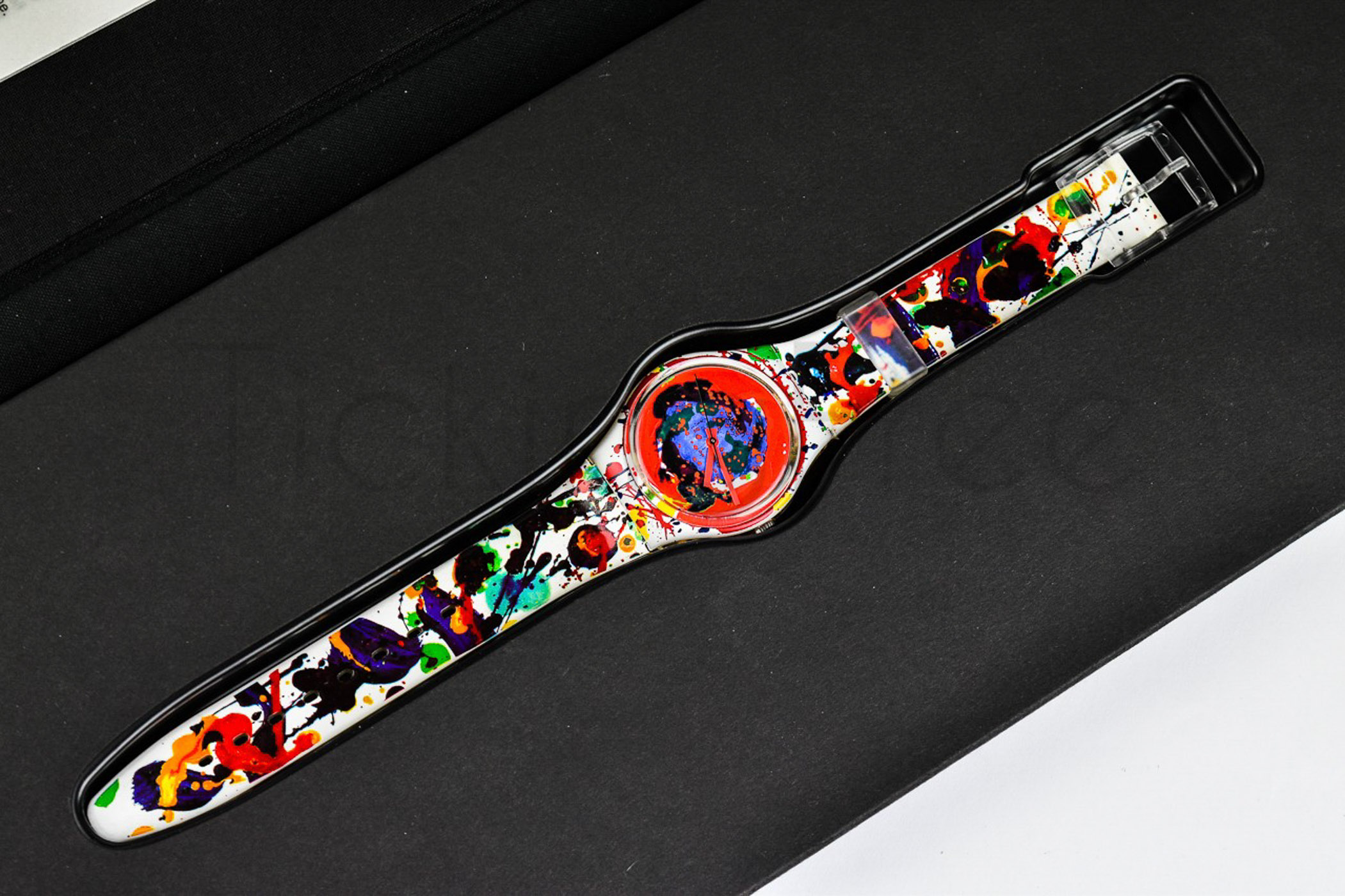 SWATCH, armbandsur, limited edition, Sam Francis. | Barnebys