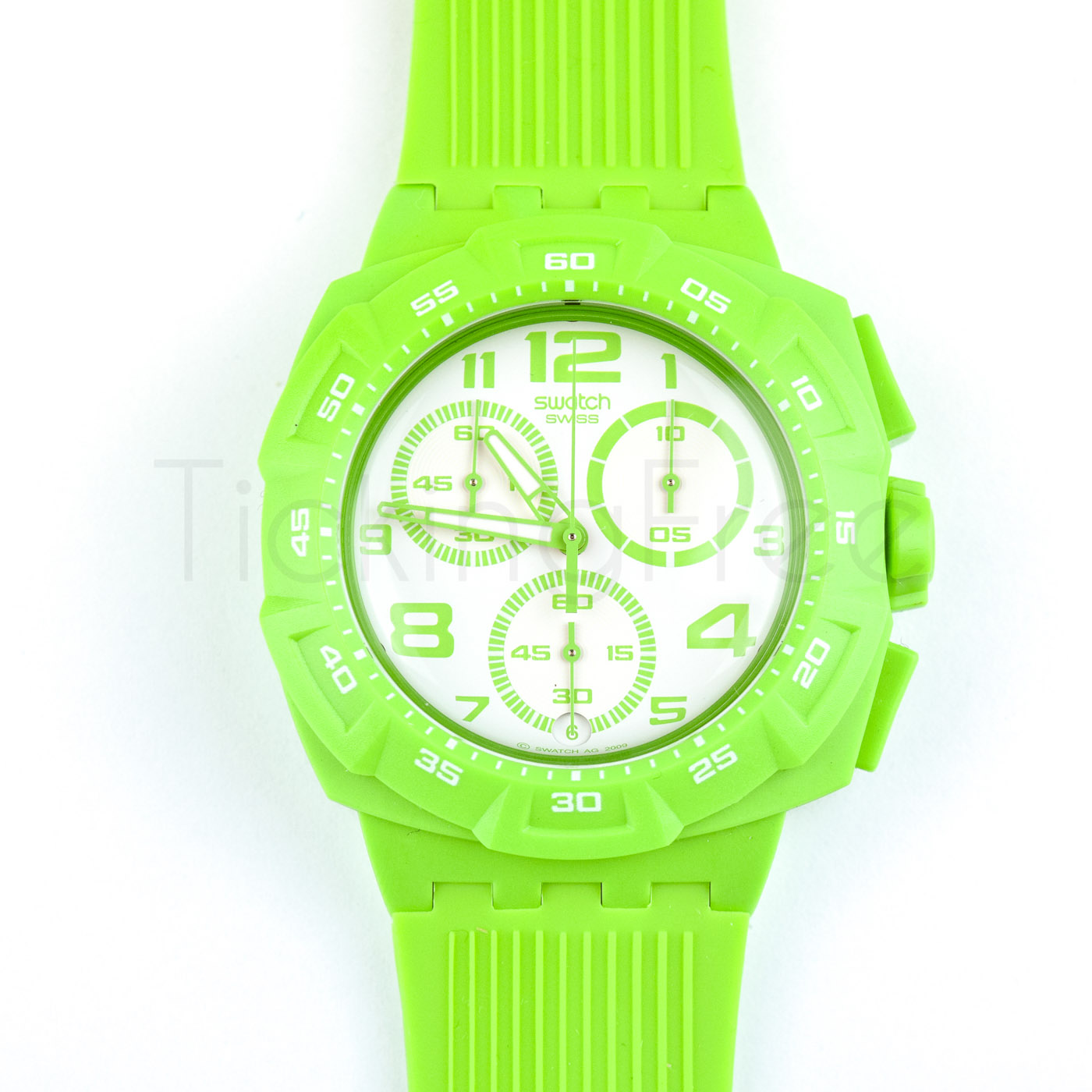 TICKINGFREE :: CATEGORIA :: CHRONO PRODOTTO :: Swatch Chrono 2010 - SUIG400  - Green Master - Nuovo