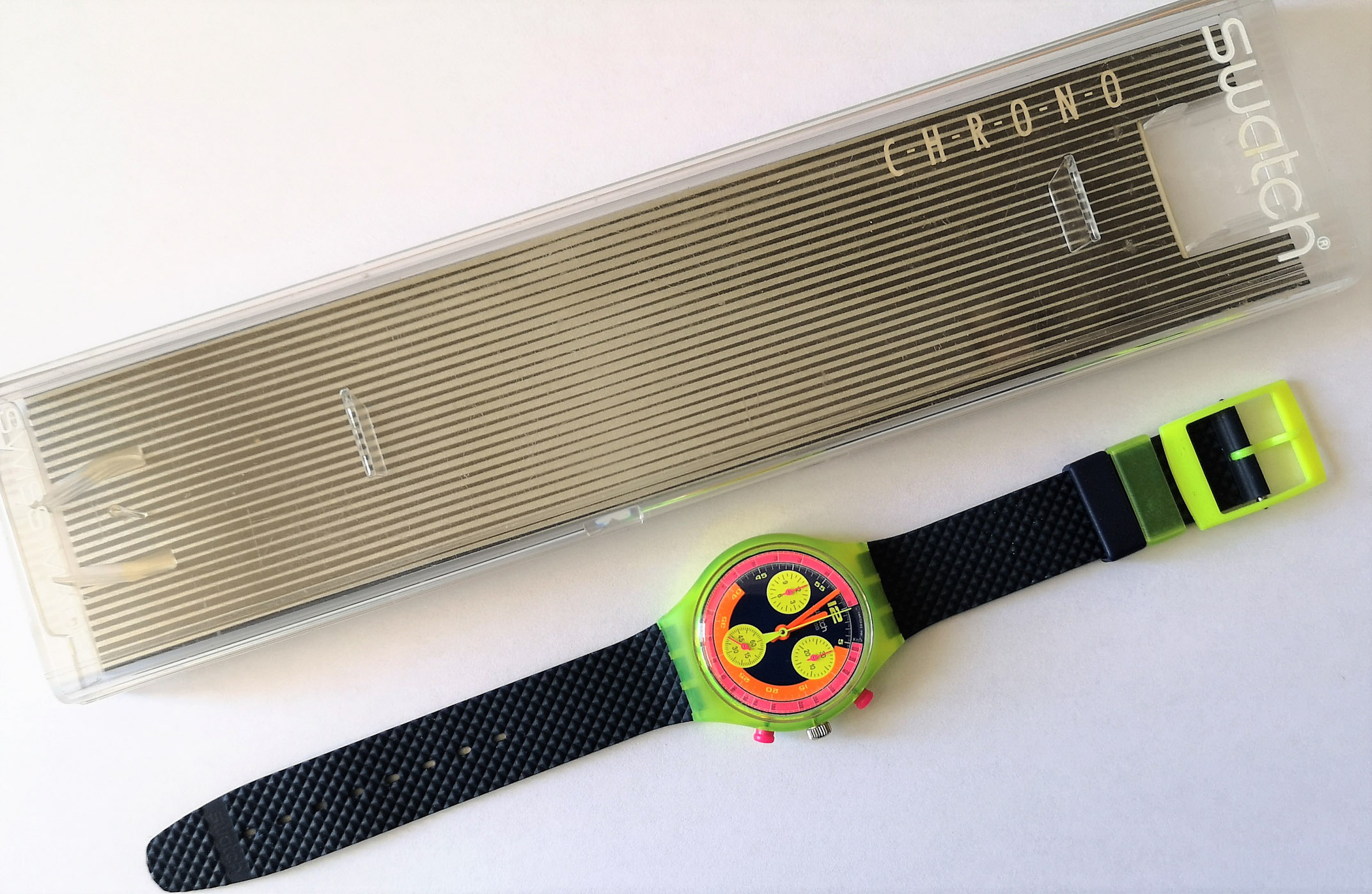 ァッション人気ブランドランキング Swatch Chrono (故障、ジャンク品)（Swatch Prix Grand Chrono 記念グッズ
