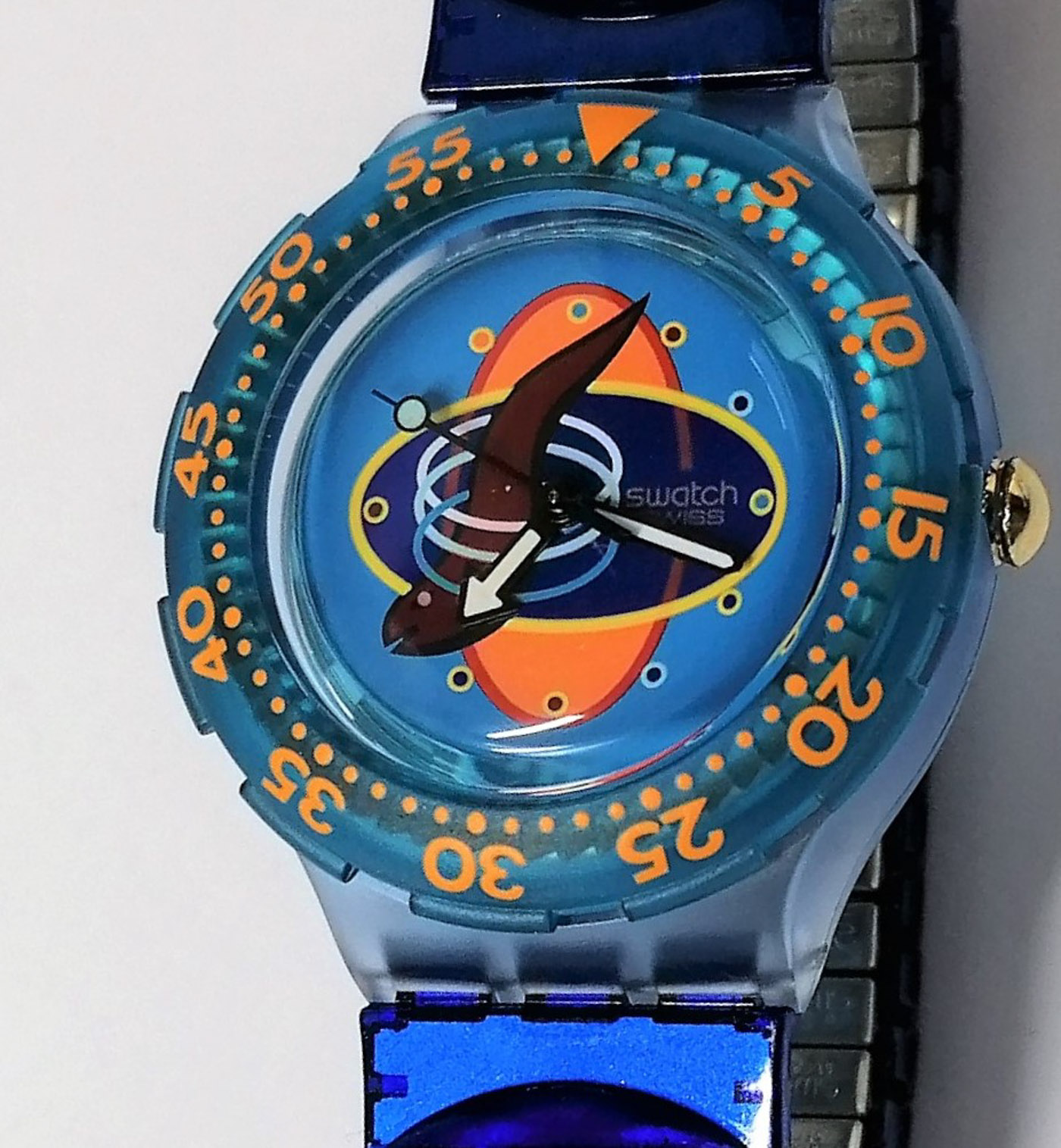 TICKINGFREE :: CATEGORIA :: SCUBA PRODOTTO :: Swatch Scuba 1994 - SDN114 -  Underpressure - Nuovo