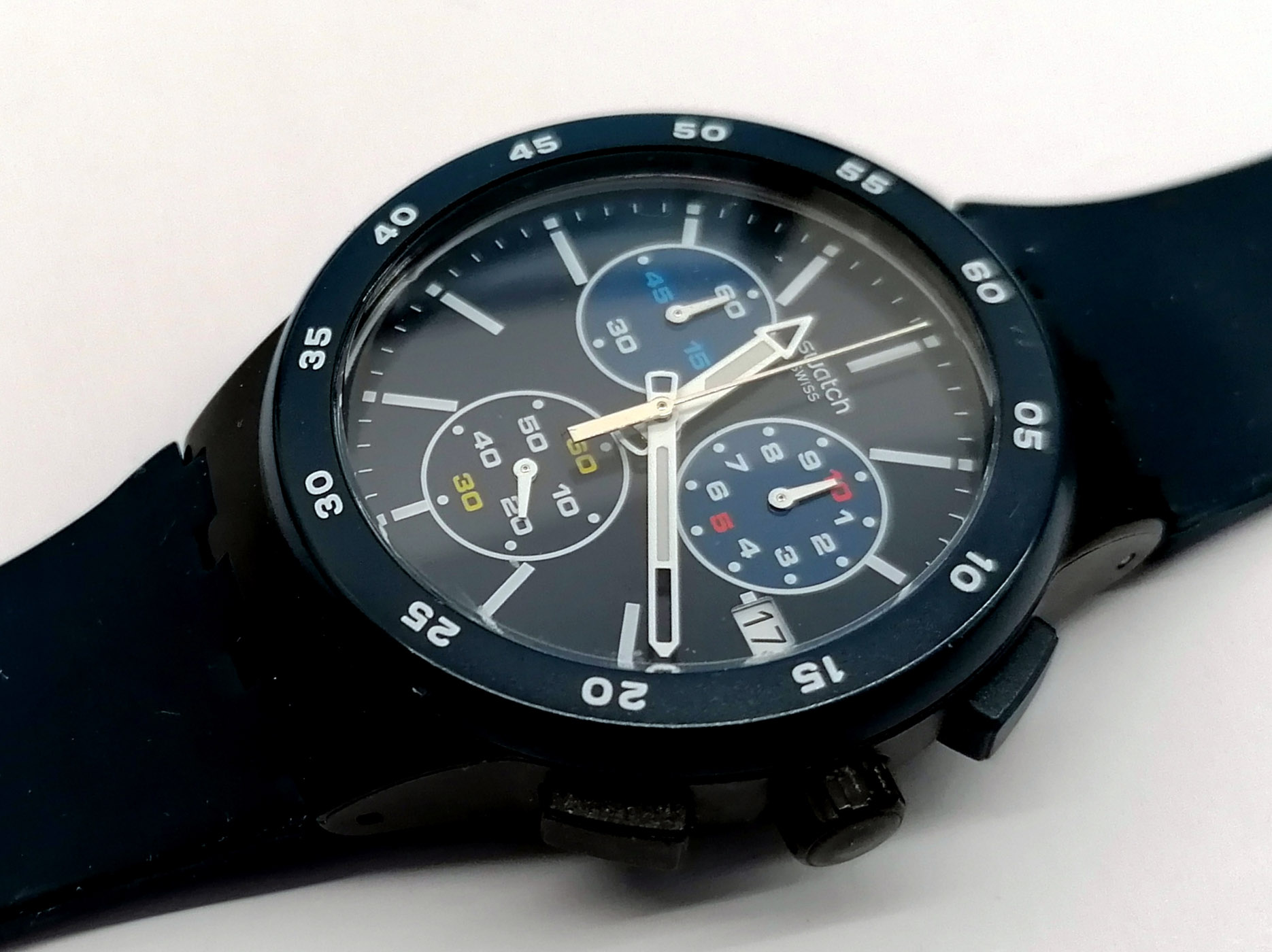Montre homme multifonctions SECTEUR SPEED en silicone bleu R3251514003 -  Kjoro gioielli