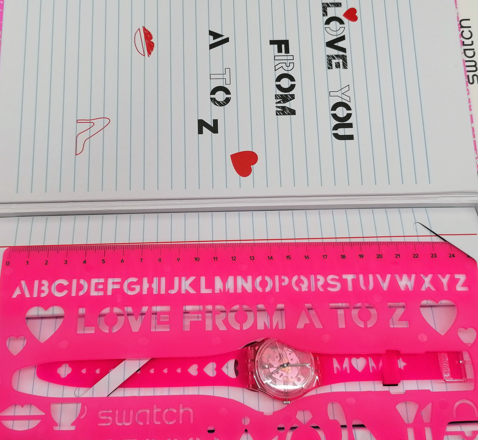 TICKINGFREE :: CATEGORIA :: SPECIAL / ARTIST PRODOTTO :: Swatch Special 2021  - GZ354 - Love with all the Alphabet - NUOVO