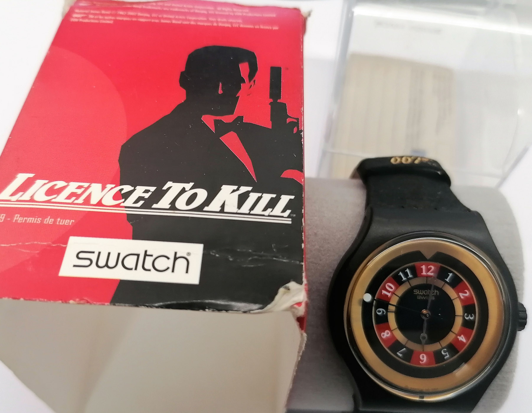 TICKINGFREE :: CATEGORIA :: SPECIAL / ARTIST PRODOTTO :: Swatch Special 007  2002 - SUDB103 - Licence to Kill - NUOVO