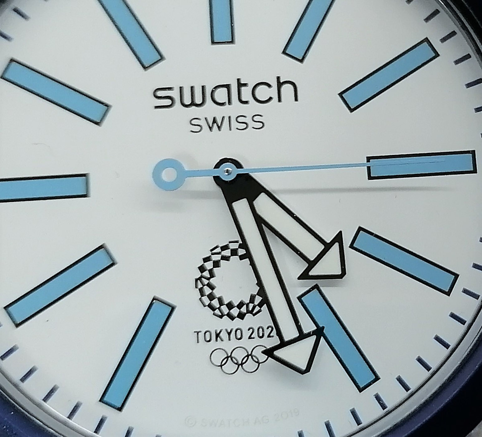 TICKINGFREE :: CATEGORIA :: SPECIAL / ARTIST PRODOTTO :: Swatch Special  2020 - SO27Z100 - BB AI BLUE - NUOVO - Tokyo 2020 -
